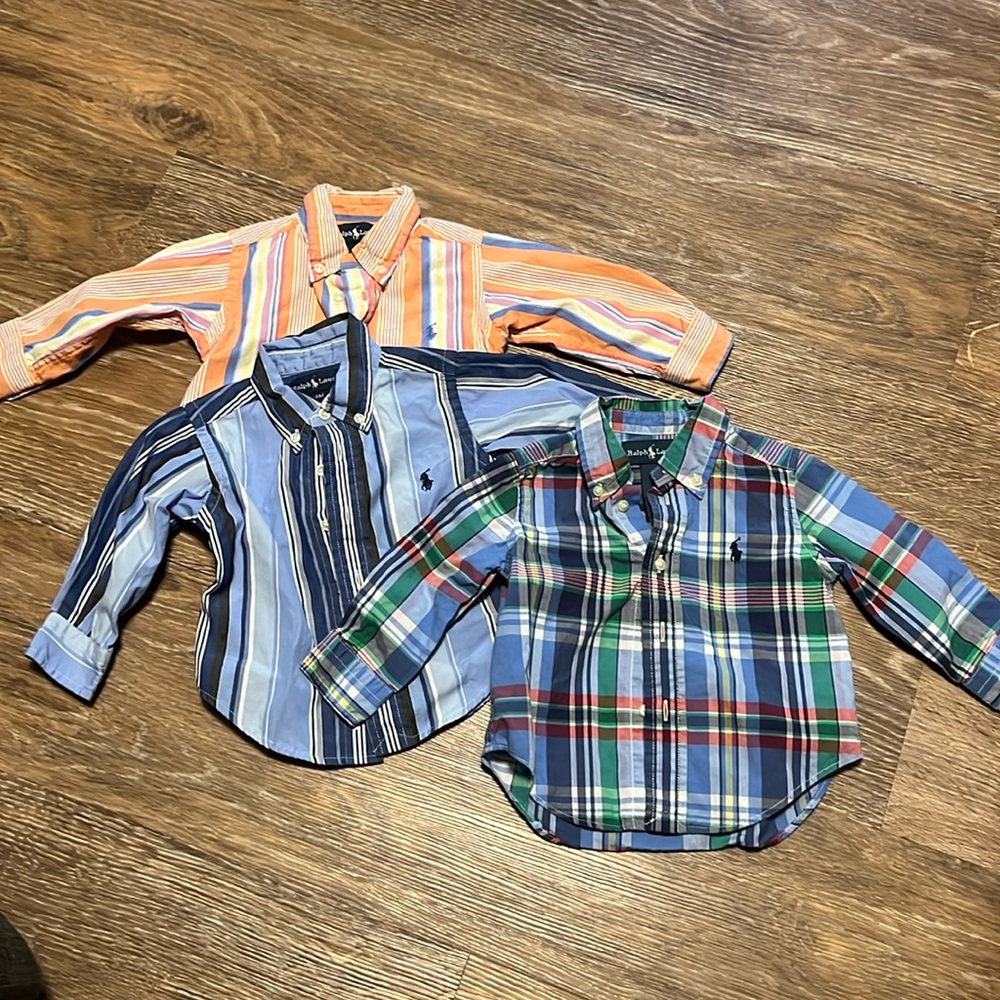 Set of 3 Ralph Lauren button up shirts 
3 for less than the price of one!